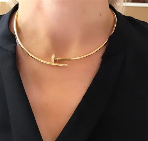 cartier juste un clou necklace replica|cartier juste un clou earring.